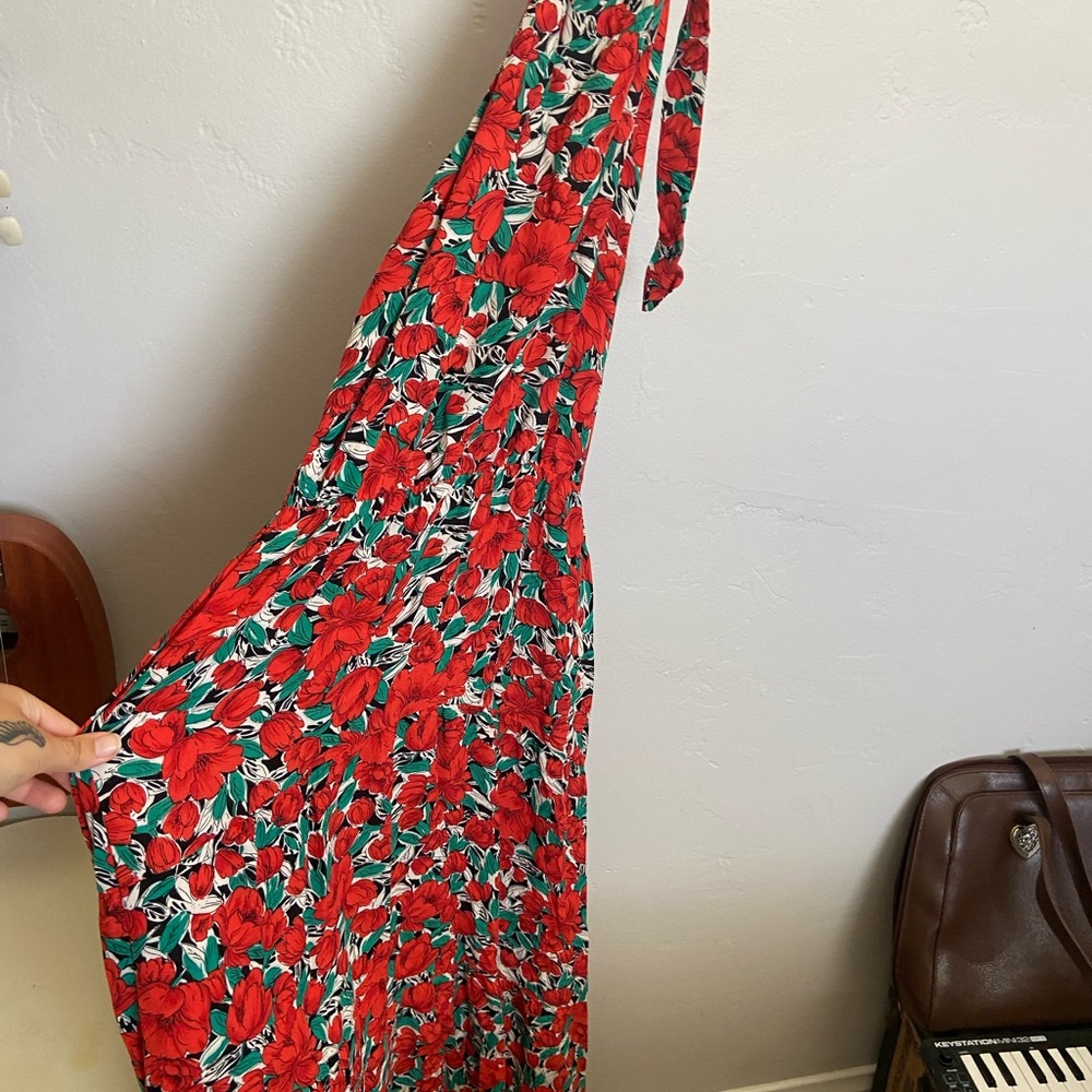 Floral Halter Dress